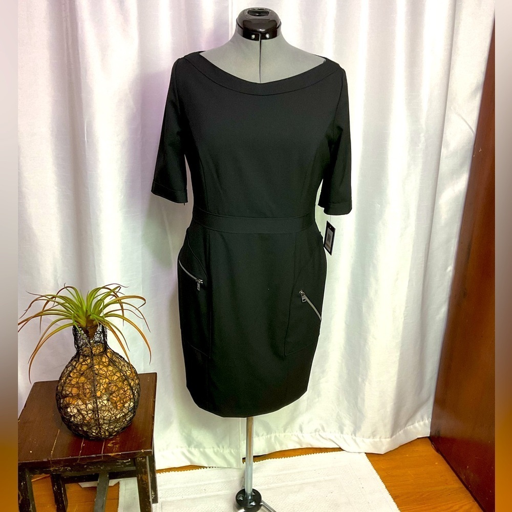 Marc Of New York By Andrew Marc Black Dress